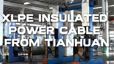 The production process of XLPE insulated power cables