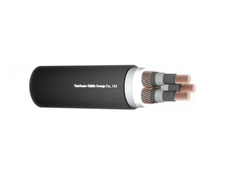 Cu(Al) 3.8/6.6kV-Three Core Heavy Duty Screened Unarmoured MV CABLE