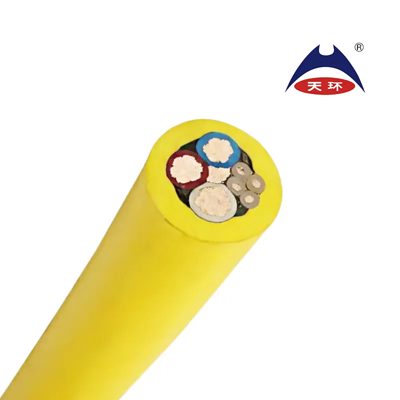 MCP 0.38/0.66kV Coal Mining Machine Shielded Rubber Flexible Cable