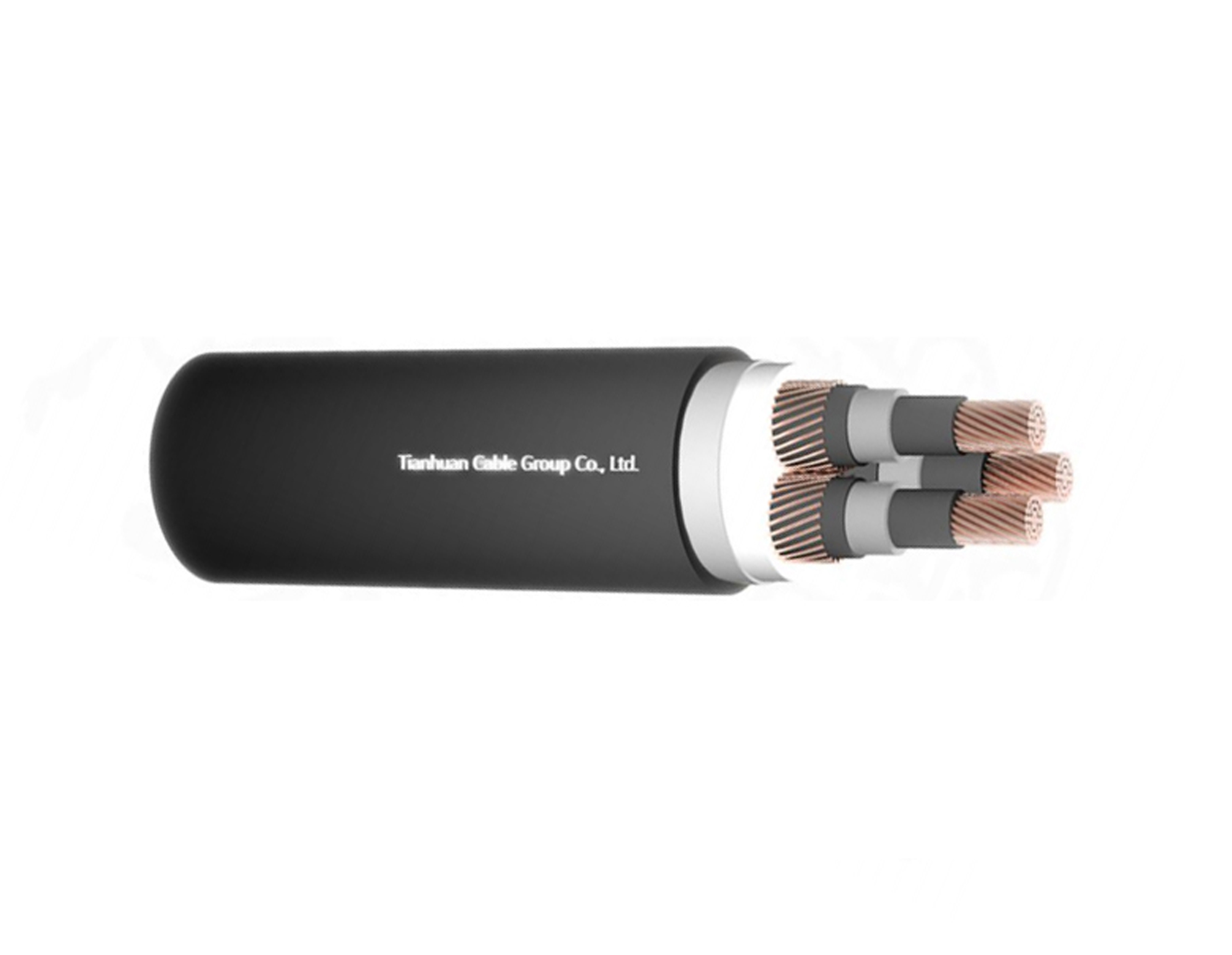 Cu(Al) 3.8/6.6kV-Three Core Heavy Duty Screened Unarmoured MV CABLE