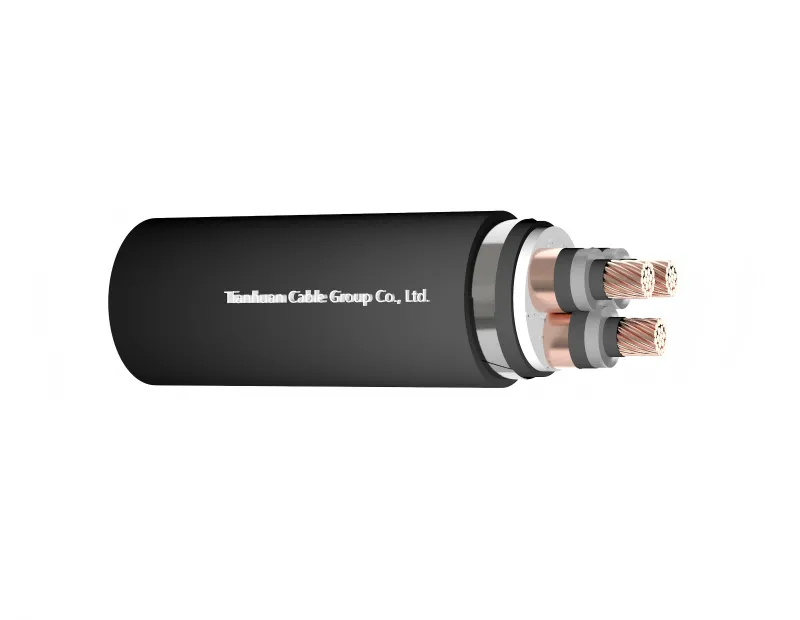 MYJV22 8.7/10 kV Coal Mine Used XLPE Insulated Steel Tape Armored PVC Sheathed Power Cable