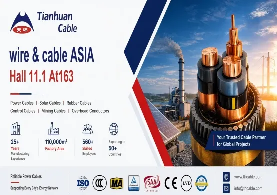 Exhibition Invitation: Visit Tianhuan Cable at wire & cable ASIA 2026!