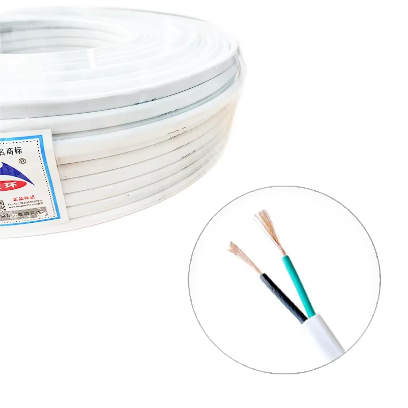 H05Z1Z1H2-F 2 core flat electrical cable CE Approved Electrical Installation & Hook-up Wire house building electric wire