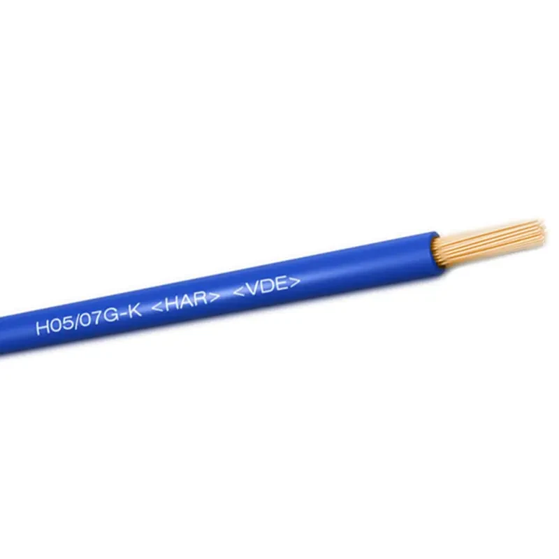 EN 50525-1 ,50525-2-42 UL3343  STANDARD  450/750V H07G-K CABLE