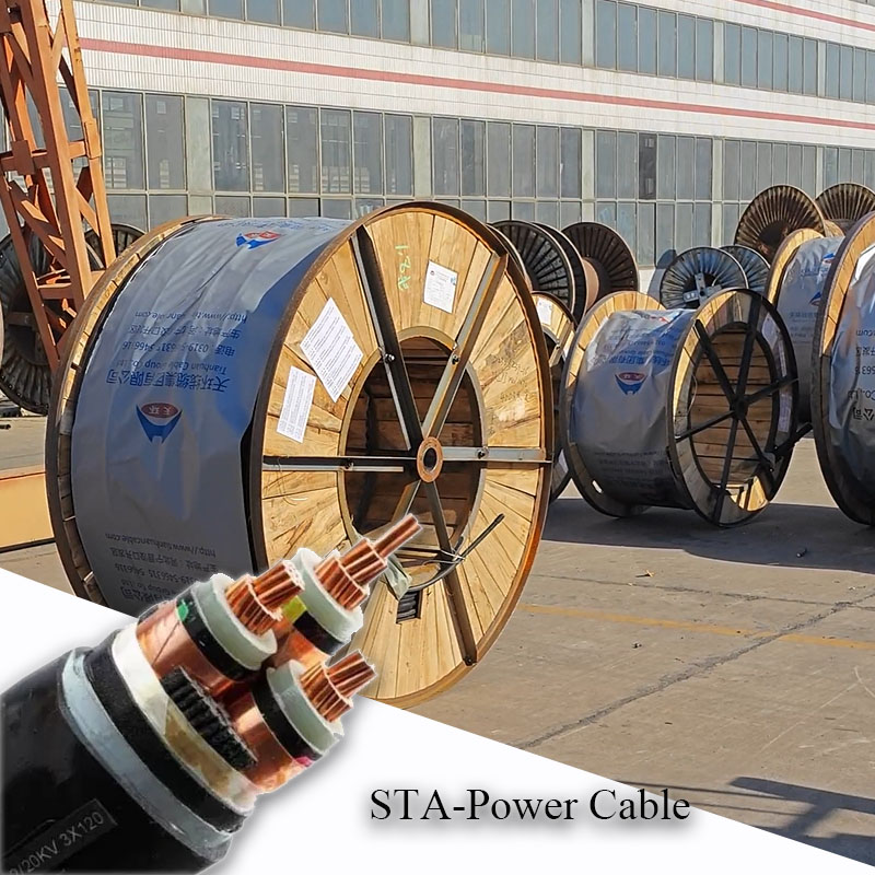 SWA-MULTI-CORE CABLE MEDIUM VOLTAGE CU CONDUCTOR XLPE INSULATED  SWA ARMOURED CABLE